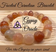 Carnelian Faceted Bracelet