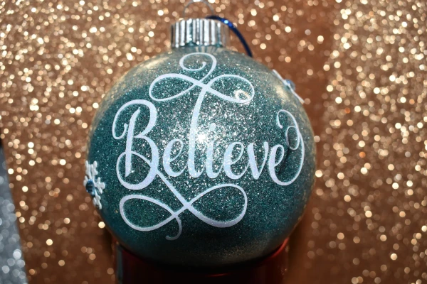 3in Believe Ornament