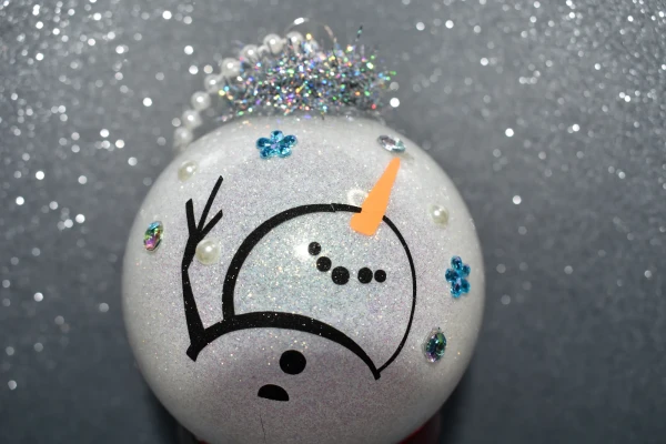 3in Snowman Pearl Orn