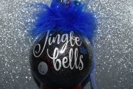 4in Glass Jingle Bells