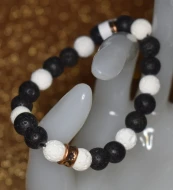 Black & White lava Braclet