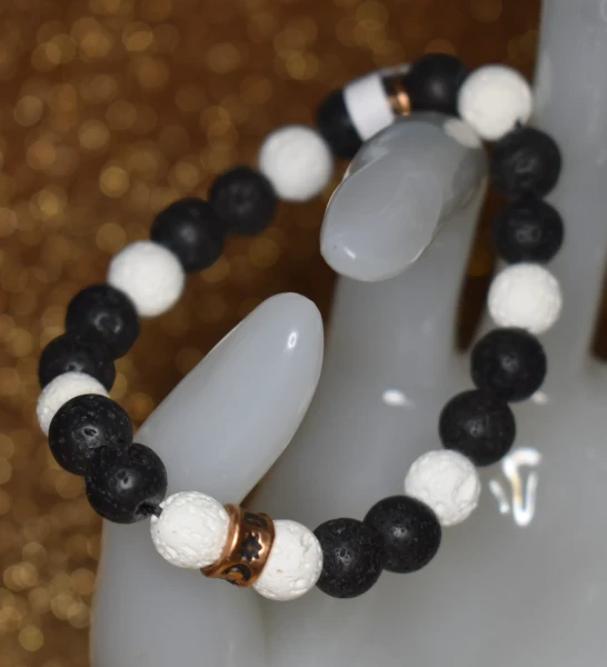 Black & White lava Braclet