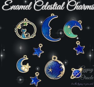 Enamel Celestial Charms