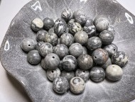 Gray Picasso Jasper Bracelet 10mm