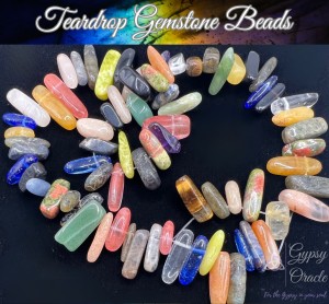 Teardrop Gemstone Beads 