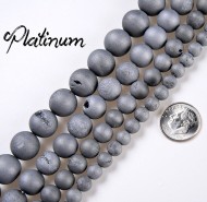 Druzy Agate Bracelet Electroplate Natural Weathered Bracelet 8m