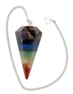 Facet Pendulum 45-50 mm (7 Chakras stones)