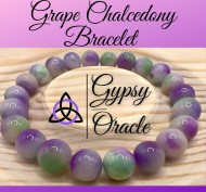 Grape Chalcedony Bracelet (dyed)