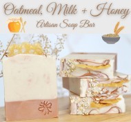 Oatmeal, Milk + Honey Artisan Soap Bar
