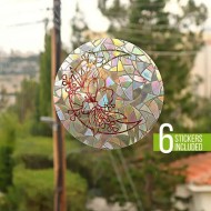 Colorful Moon Suncatcher cling ons